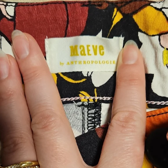 Anthropologie Floral Flare Jeans - Multicolor - Picture 3 of 4